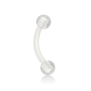 Gebogen ptfe staafje in veel kleuren