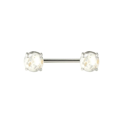 Tepelpiercing met lava look