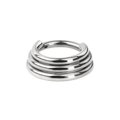 Drie-laagse ring met scharnier