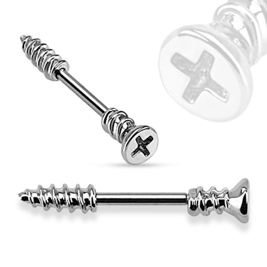 Tepelpiercing in schroefvorm