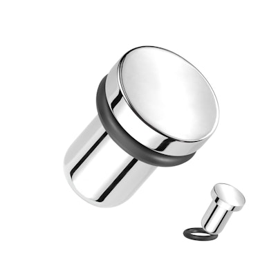 Titanium plug met spiegelglans