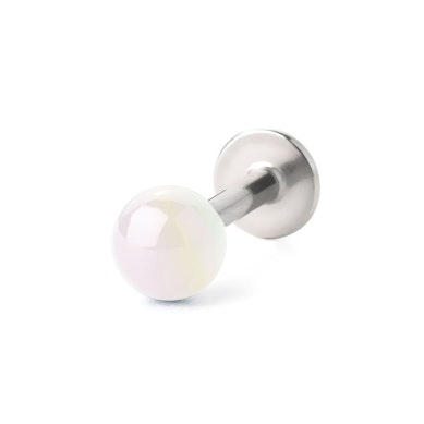 Labret met metallic balletje
