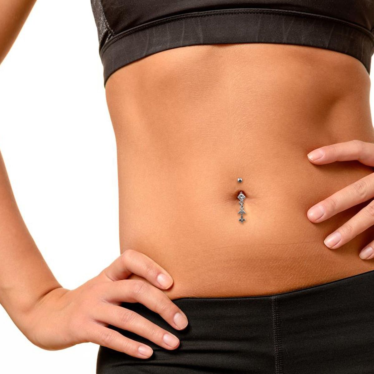 Navelpiercing met de sterrenbeelden