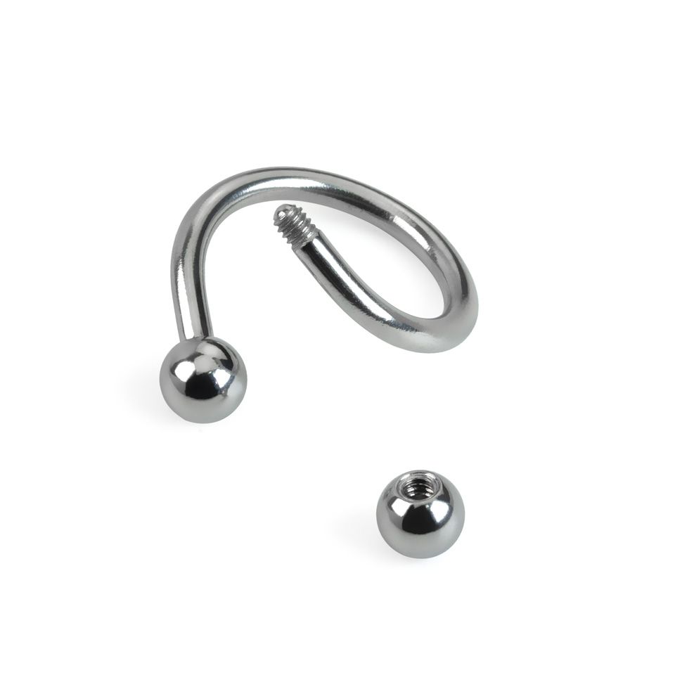 Twisterring met balletjes in veel verschillende kleuren