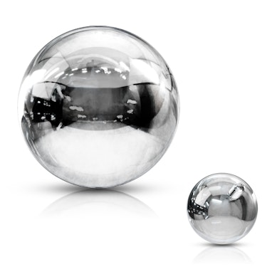 Piercing balletje voor inwendig schroefdraad