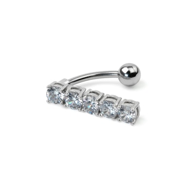 Navelpiercing met bewegelijk deel