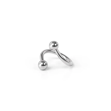 Twisterring met balletjes in veel verschillende kleuren