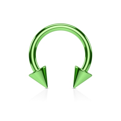 Hoefijzer met spikes.