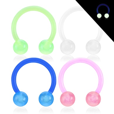 Hoefijzer van glow in the dark acryl