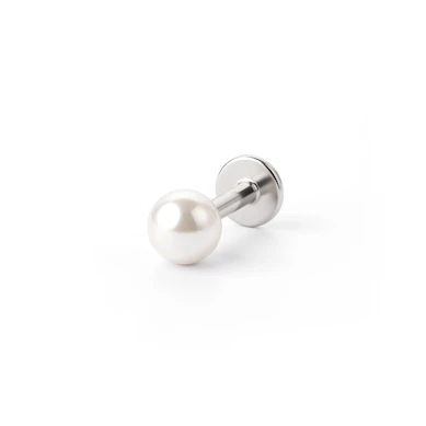 Labret met metallic balletje