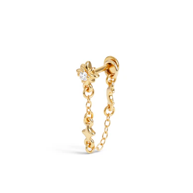 Sterlabret met maan- en sterketting
