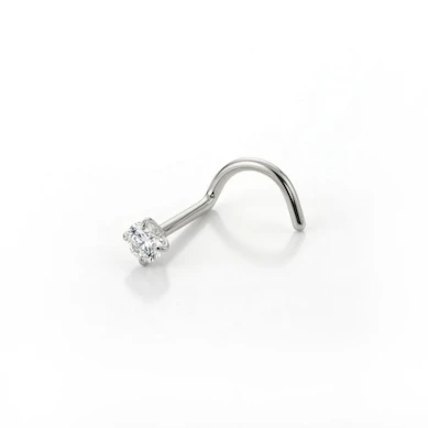 Titanium neusschroef met vaste steen