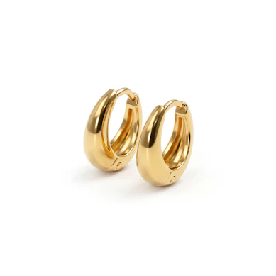 Paar klassieke huggy ringen