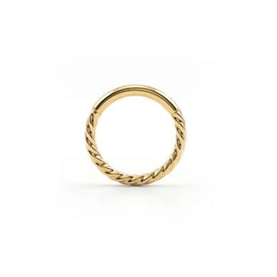 Gedraaide titanium scharnierring