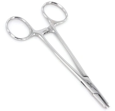 Tang voor dermal anchor disk