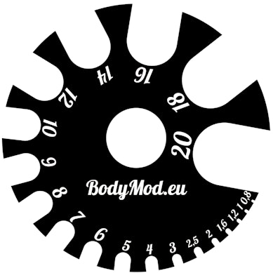 Maatwerktuig voor piercingsieraden