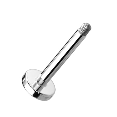 Losse labret uit titanium