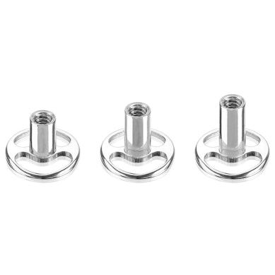 Rund dermal anchor base af titanium