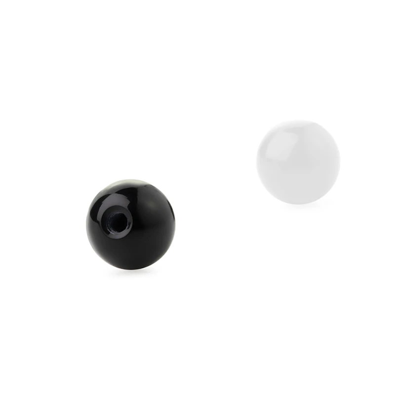 Piercingballetje uit acryl in veel verschillende kleuren en afmetingen