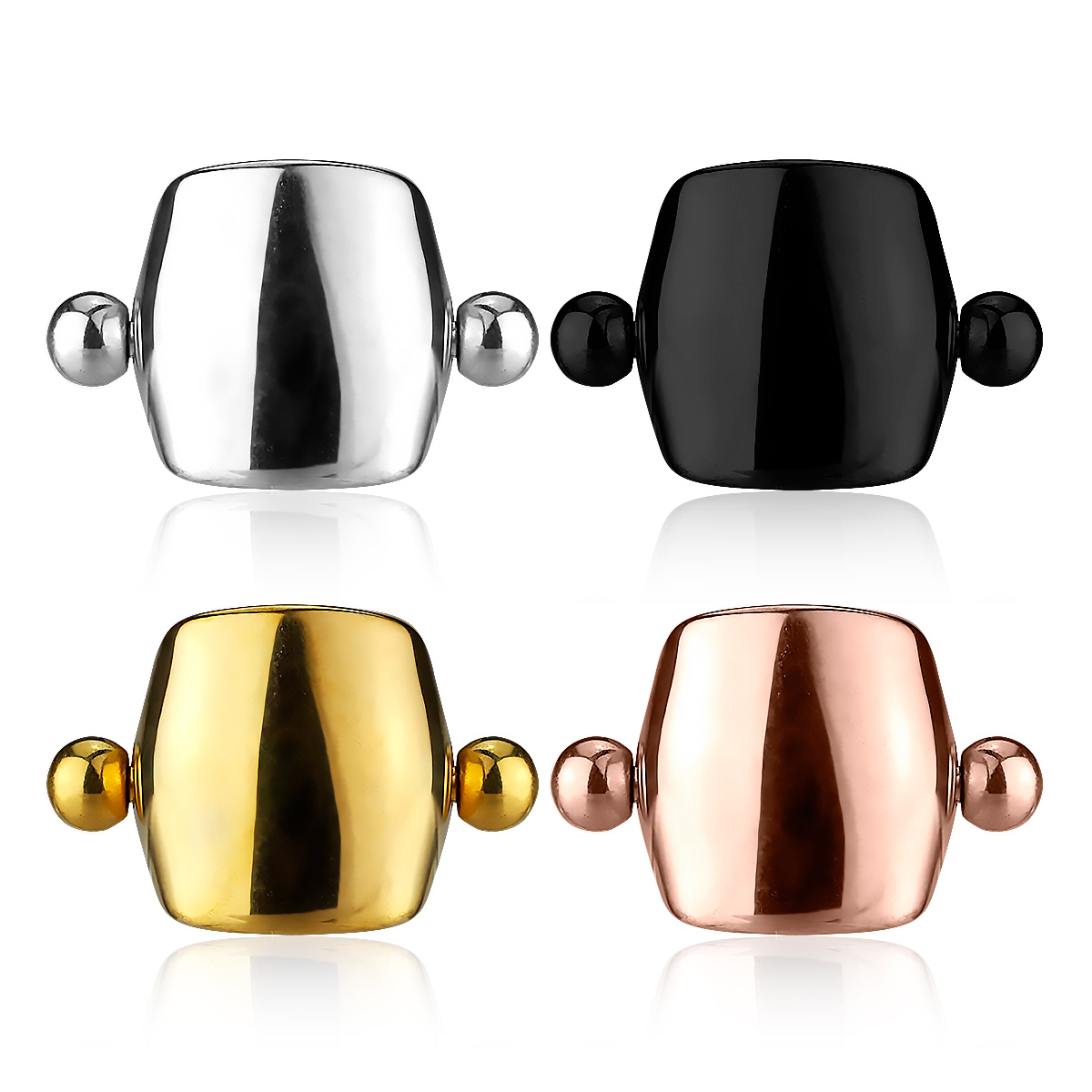 Helix piercingsieraad als schild