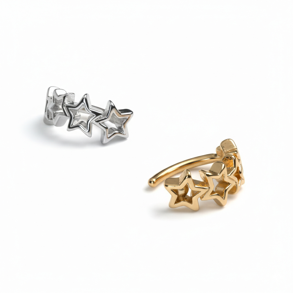 Navel clicket met sterren