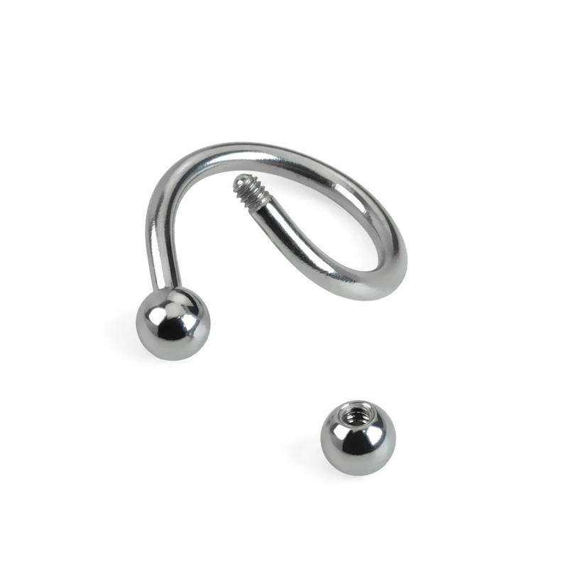 Twisterring met balletjes in veel verschillende kleuren