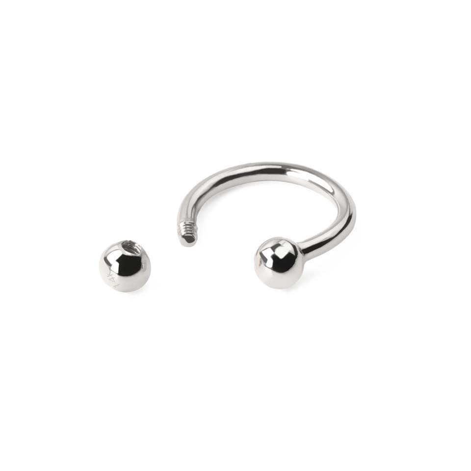 Hoefijzer uit 14 karaats goud