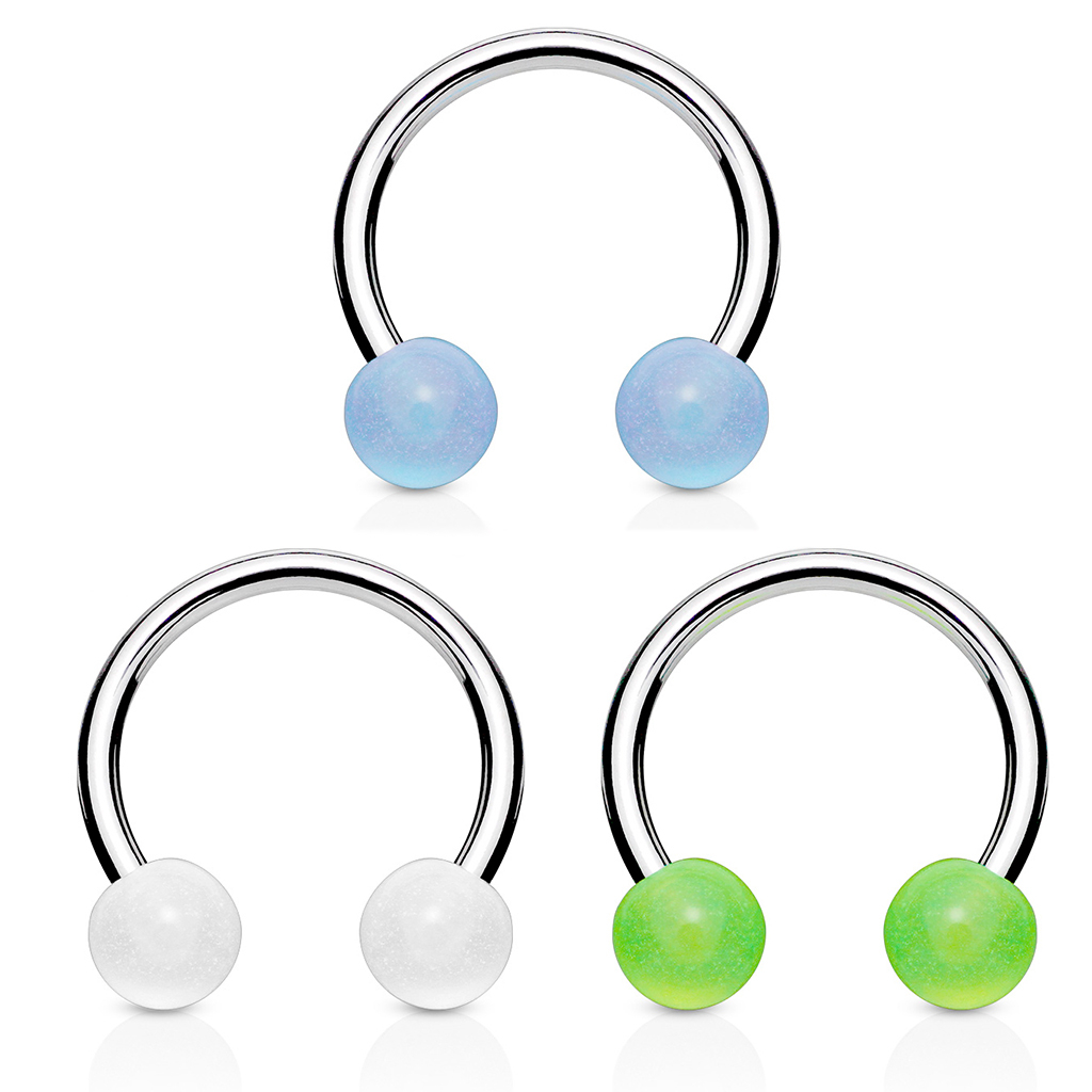 Hoefijzerset van 3 met lichtgevende balletjes