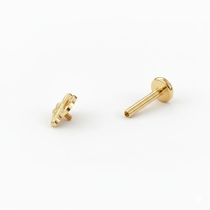 Cactus labret van titanium