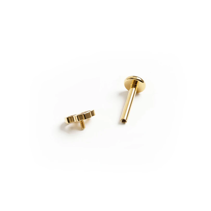 Honingraat-labret van titanium