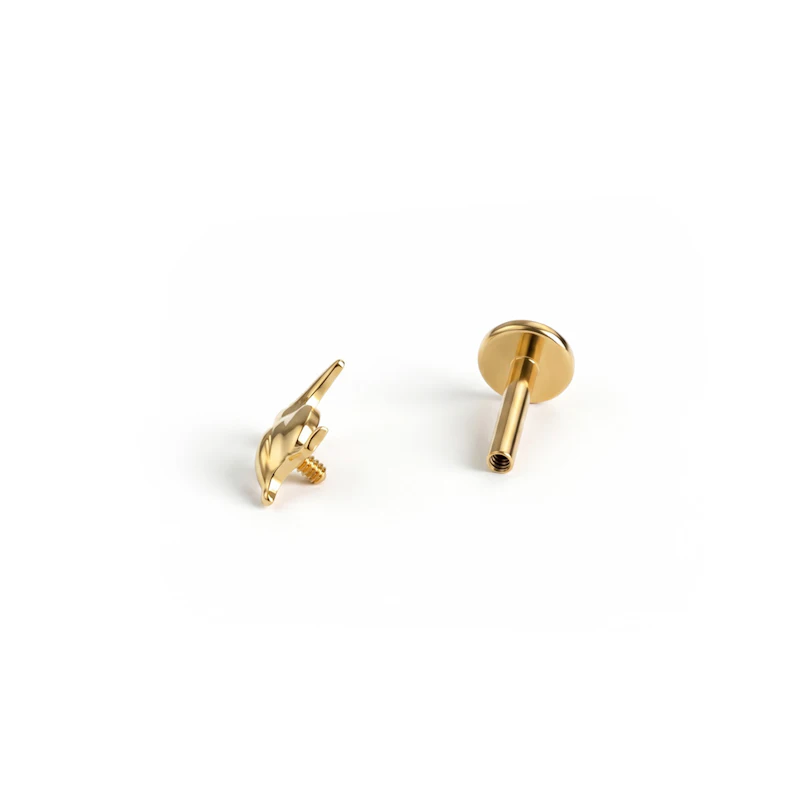 Titanium labret met pelikaan