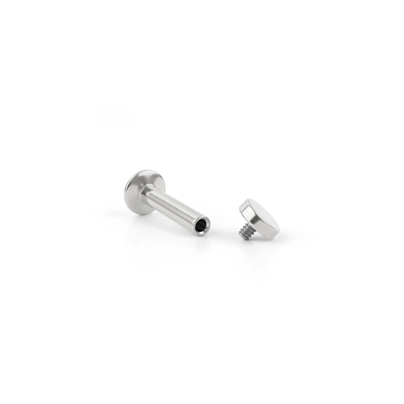 Labret met ronde punt en inwendige schroefdraad
