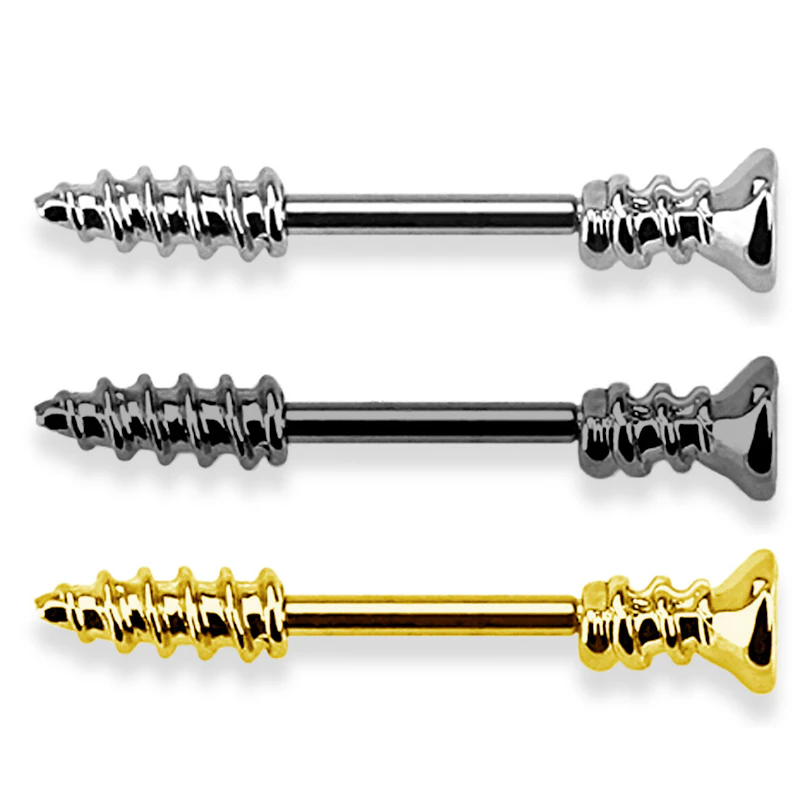 Tepelpiercing in schroefvorm