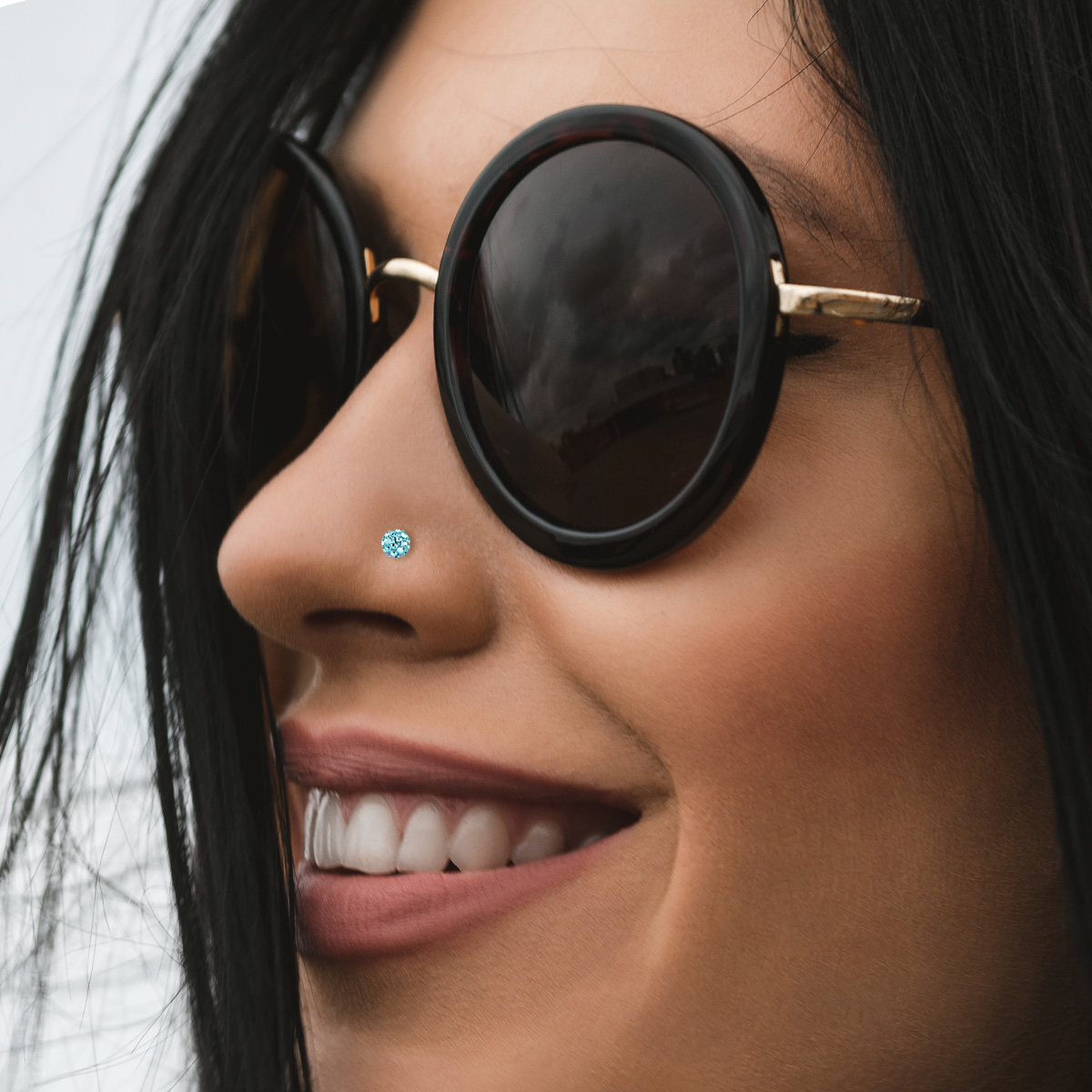 Neuspiercing met ferido bal