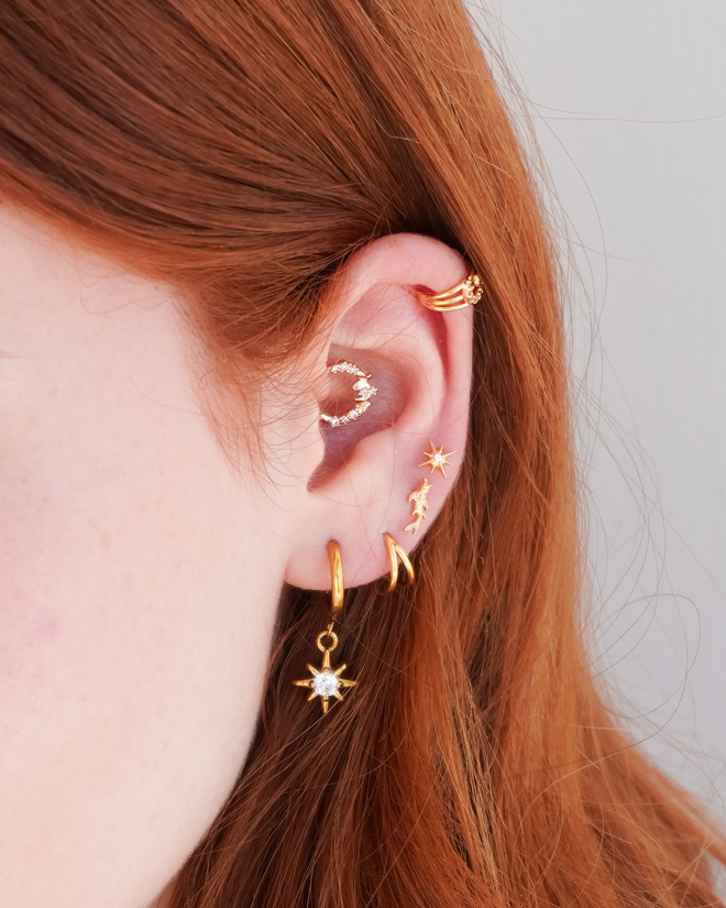 Dubbele ring van titanium