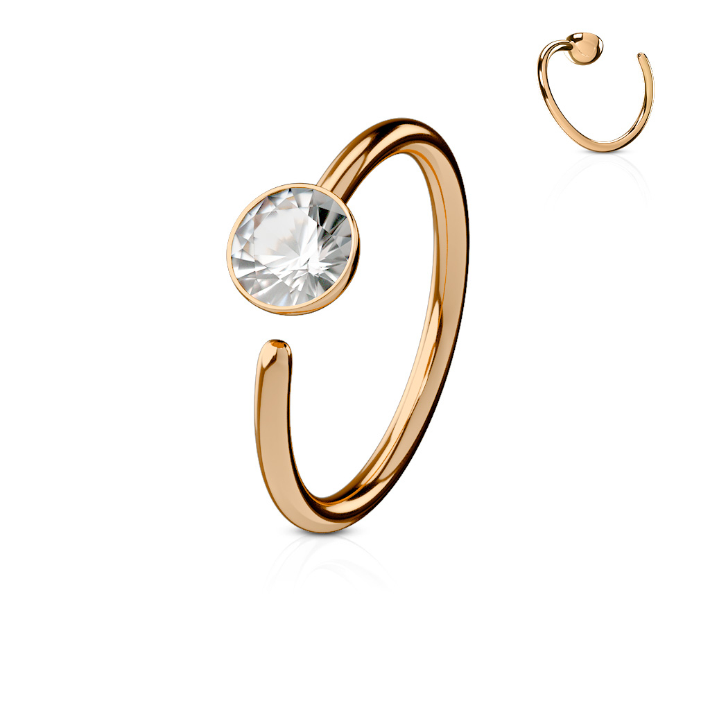 Ring met vaste steen