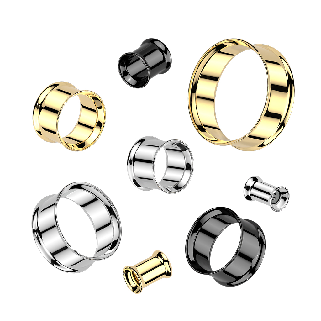 Titanium tunnel met dubbele flare