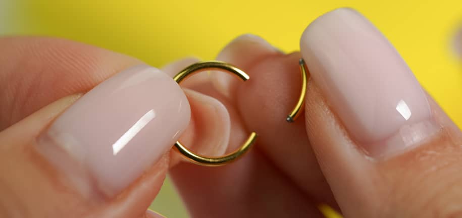 Piercing Sieraden Openen en Sluiten